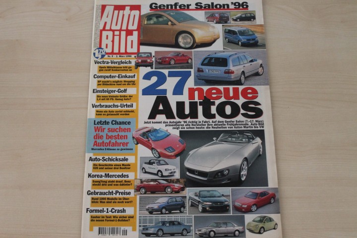 Deckblatt Auto Bild (09/1996)